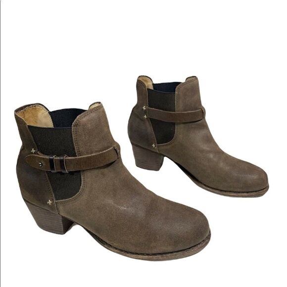 Rag & Bone | Durham Chelsea Boot Brown Buckle Ankle Boots Booties | 5 - Picture 2 of 9